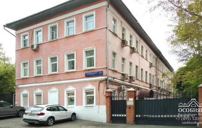 в Воронцовском переулке, 5/7, площадь 1082 м